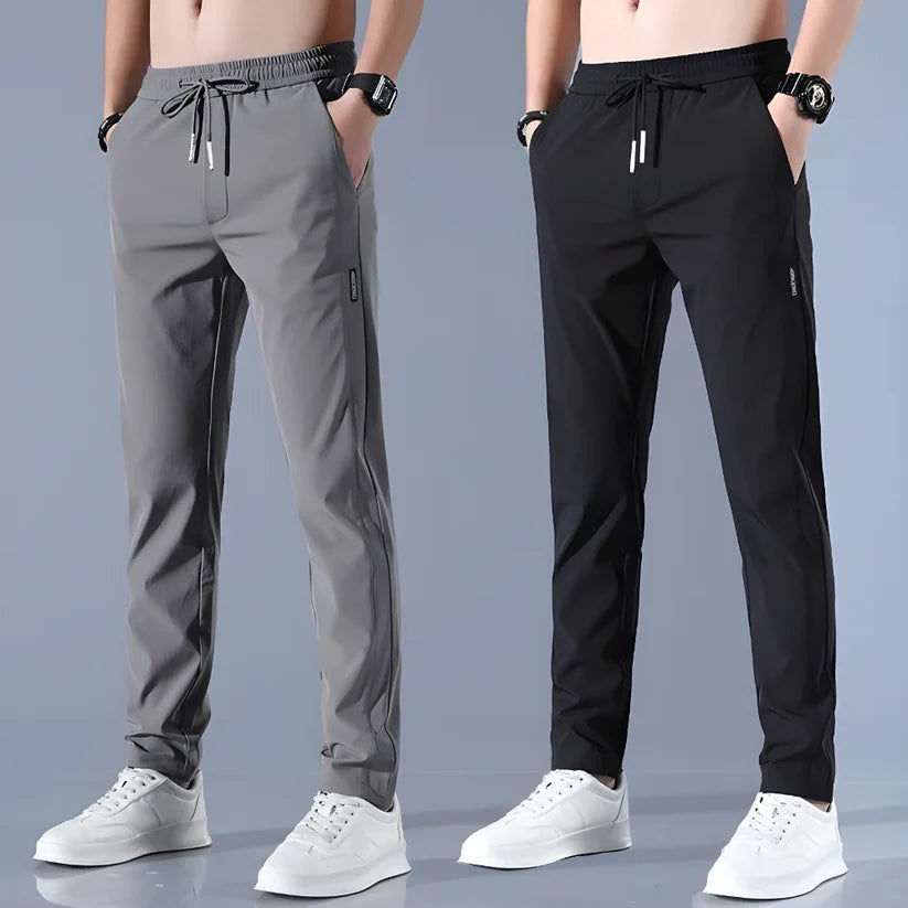 🔥Buy1 Get 1 Free💥🤩PREMIUM MEN'S HIGH STRETCH SKINNY LYCRA PANTS(Black & Gray) 🔥 Regular price